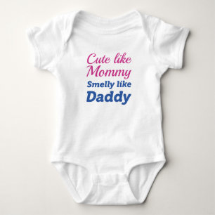 Cute Like Mummy Baby Bodysuit