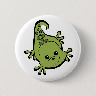 Cute Lil' Lizard 6 Cm Round Badge