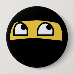 Cute Lil' Ninja Emoji 10 Cm Round Badge
