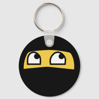 Cute lil' ninja emoji key ring