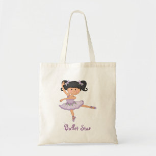 Cute Lilac Ballerina 1 Ballet Star Tote Bag