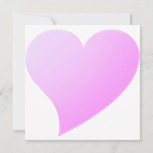 Cute lilac pink big heart minimalist Modern