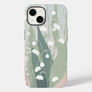 Cute lily of the valley pastel Case-Mate iPhone 14 case