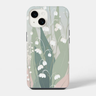 Cute lily of the valley pastel iPhone 14 case