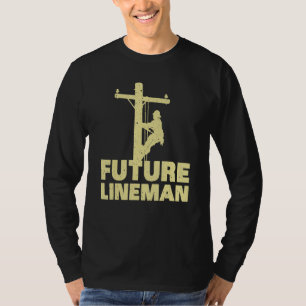 Cute Lineman Designs For Kids Men Women Electricia T-Shirt