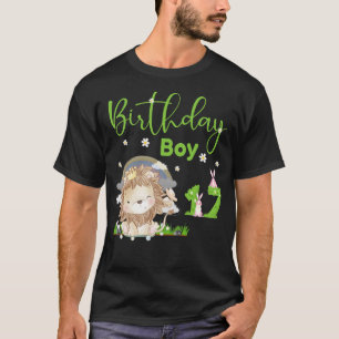 Cute Lion 17th Birthday Boy T-Shirt