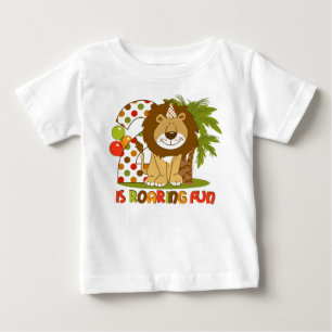 Cute Lion 2nd Birthday Baby T-Shirt