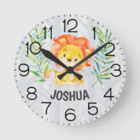 Cute Lion Baby Boy Nursery Jungle Safari