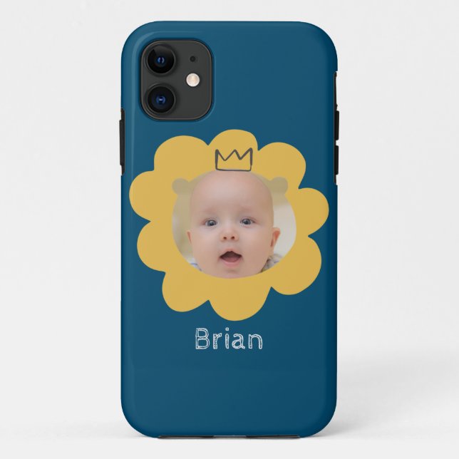 Cute Lion Baby Picture Case-Mate iPhone Case (Back)