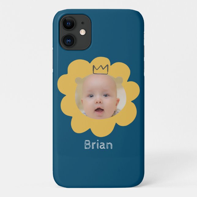 Cute Lion Baby Picture Case-Mate iPhone Case (Back)