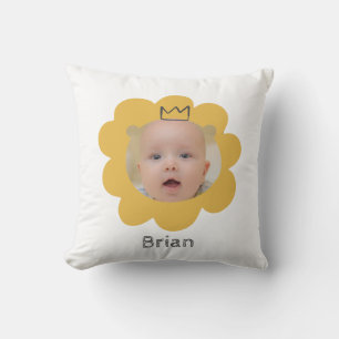 Cute Lion Baby Picture Cushion