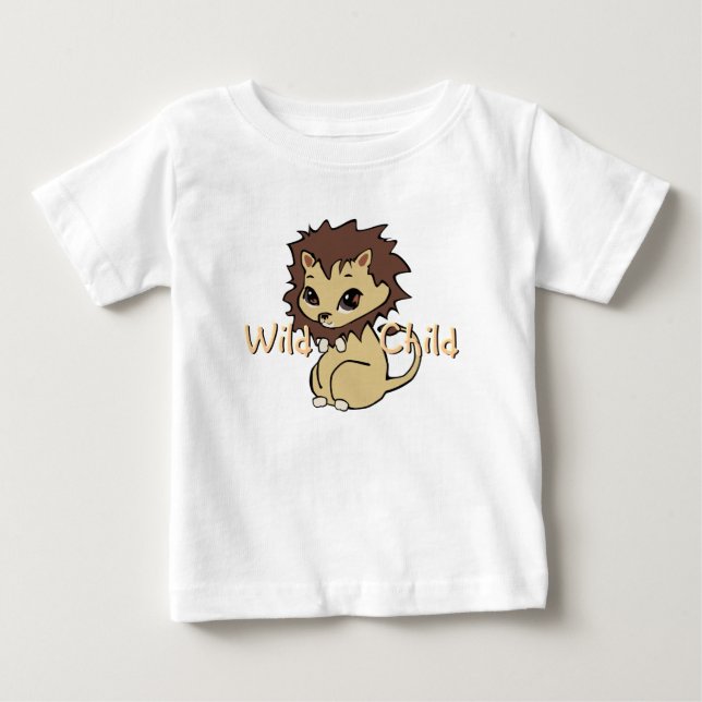 Cute Lion Baby Shirt (Front)
