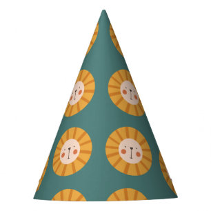 Cute lion colourful  party hat