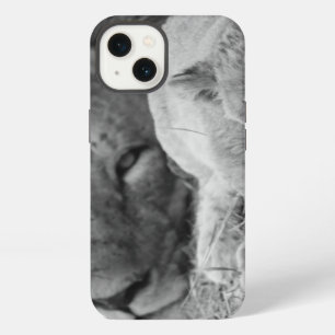 Cute Lion Cub Resting With Father iPhone 13 Case