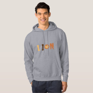 Cute Lion Graphic Tee – “Lion” Fun Animal Hoodie