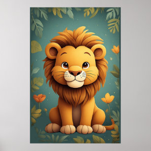 Cute Lion Nursery Jungle Animal Nursery Decor Safa
