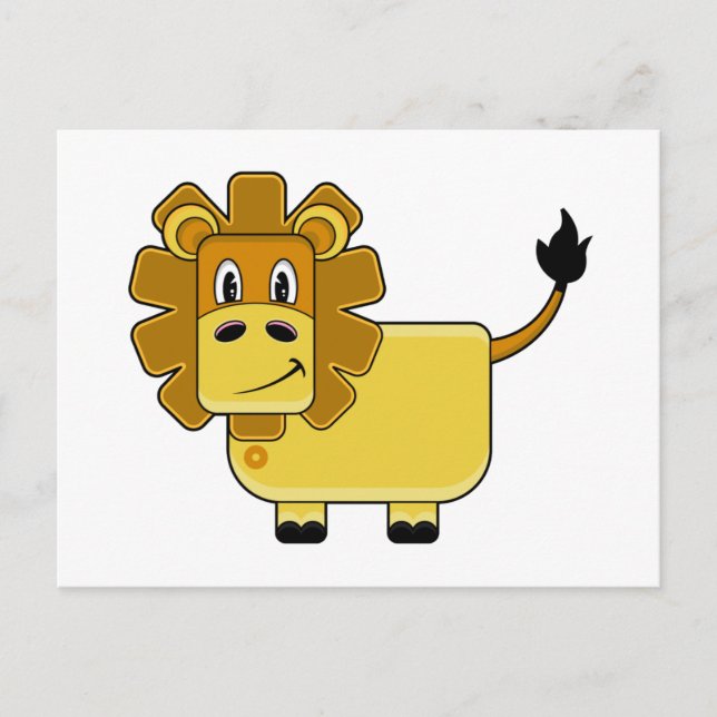 Cute Lion Postcard (Front)