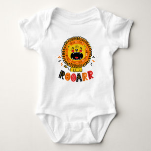 Cute Lion Roar T-Shirt Baby Bodysuit