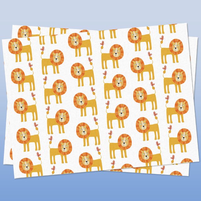 Cute Lion Tissue Paper (Fun lion tissue paper)