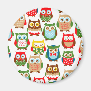Cute Litte Owls Magnet