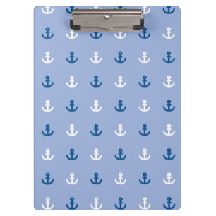 Cute Little Anchor Pattern Clipboard