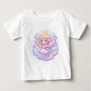 Cute Little Angel Chibi Girl Pastel Baby T-Shirt