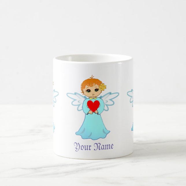 Cute Little Angel Coffee Mug (Center)