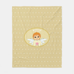 Cute Little Angel Fleece Blanket