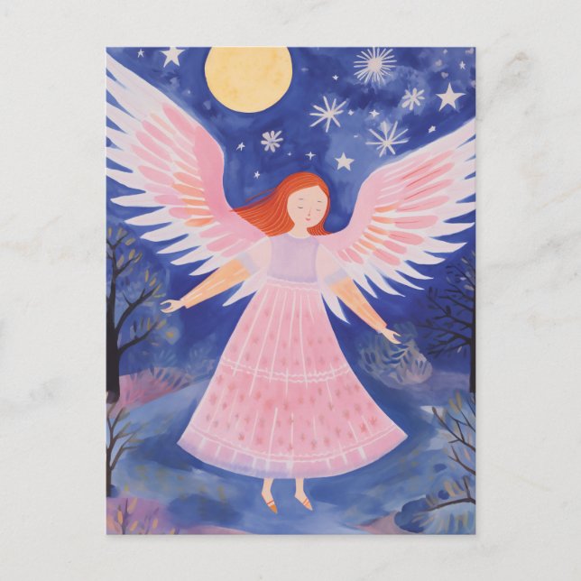 Cute Little Angel Postcard (Front)