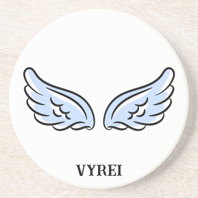 Cute Little Angel’s Wings Coaster (Front)
