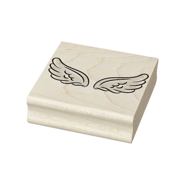 Cute Little Angel’s Wings Rubber Stamp (Stamp)