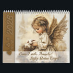 Cute little Angels – Süße kleine Engel 2026 Calendar<br><div class="desc">This angels calendar is designed to bring inspiration and joy all year round. Each month showcases heartwarming illustrations of cute little angels, brought to life with soft brown tones that radiate warmth and positivity. On the left side, small tone-on-tone hearts complete the design in a subtle and charming way. A...</div>