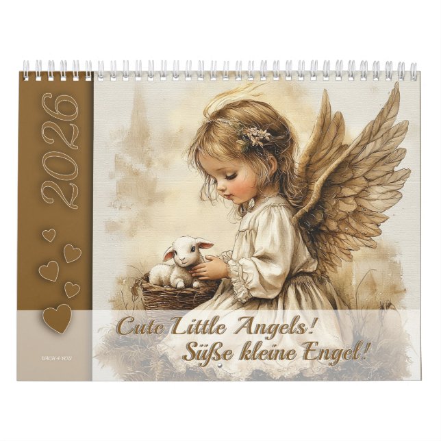 Cute little Angels – Süße kleine Engel 2026 Calendar (Cover)