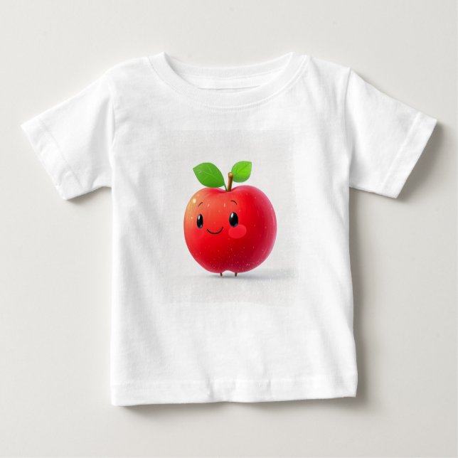 Cute Little Apple Baby T-Shirt (Front)