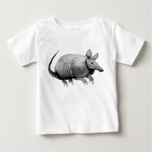 Cute Little Armadillo from Texas - Glaze Baby T-Shirt