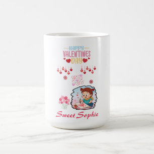 Cute Little Artist Valentine’s Day Kids T-Shirt Coffee Mug