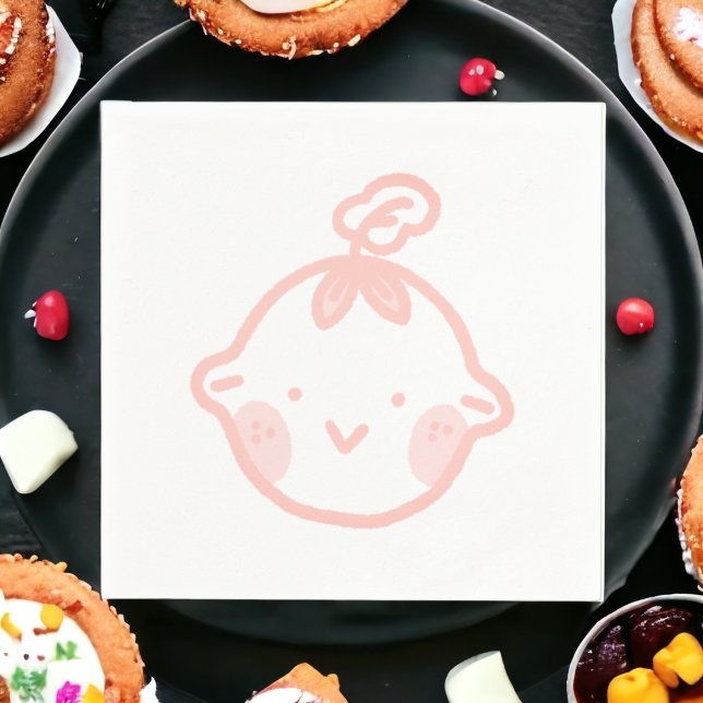 Cute Little Baby Napkin (baby shower theme party use and throw napkin,party decoration dinner table decor,event custom napkin)