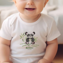 Cute Little baby panda Personalised