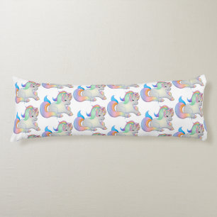 Cute Little Baby Unicorn Pastel Bedding Body Cushion