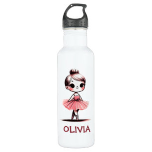 Cute Little Ballerina Girl 710 Ml Water Bottle