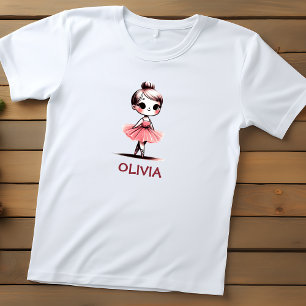 Cute Little Ballerina Toddler T-Shirt