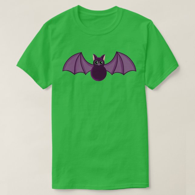 Cute Little Bat T-Shirt (Design Front)
