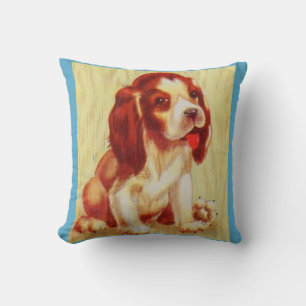 cute little beagle puppy cushion