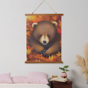 Cute Little Bear Wall Tapestry