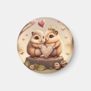 Cute little bears cartoon  accent pillow magnet