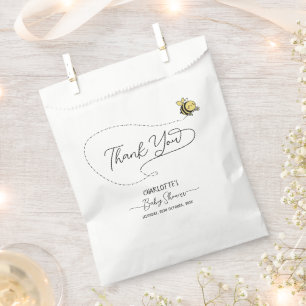 Cute Little Bee Baby Shower Favour Bags