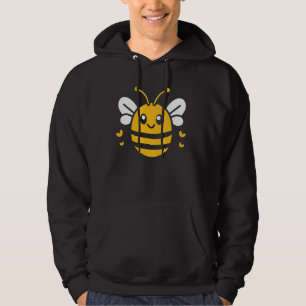 Cute Little Bee Funny Minimalist Simple Bee 4 Hoodie