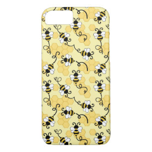 Cute little bees pattern Case-Mate iPhone case