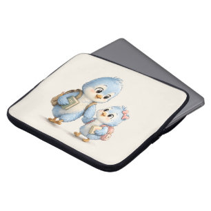 Cute Little Bird Brother Laptop Case Sleeve