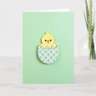 Cute Little Bird Hatchling Card